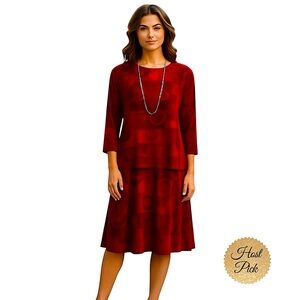 CITIKNIT Geoprint Tunic -n- Skirt Set